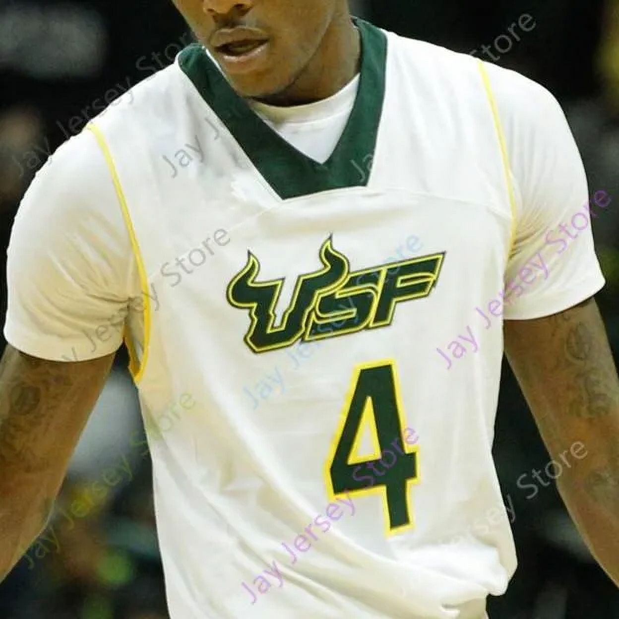 NBA-South Florida USF Basketball Jersey NCAA College Atkins Corey