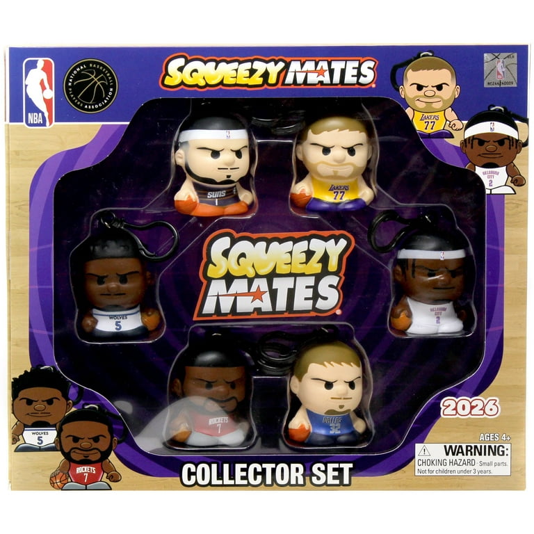 NBA Squeezy Mates Basketball 2026 Collector Set - Walmart.com