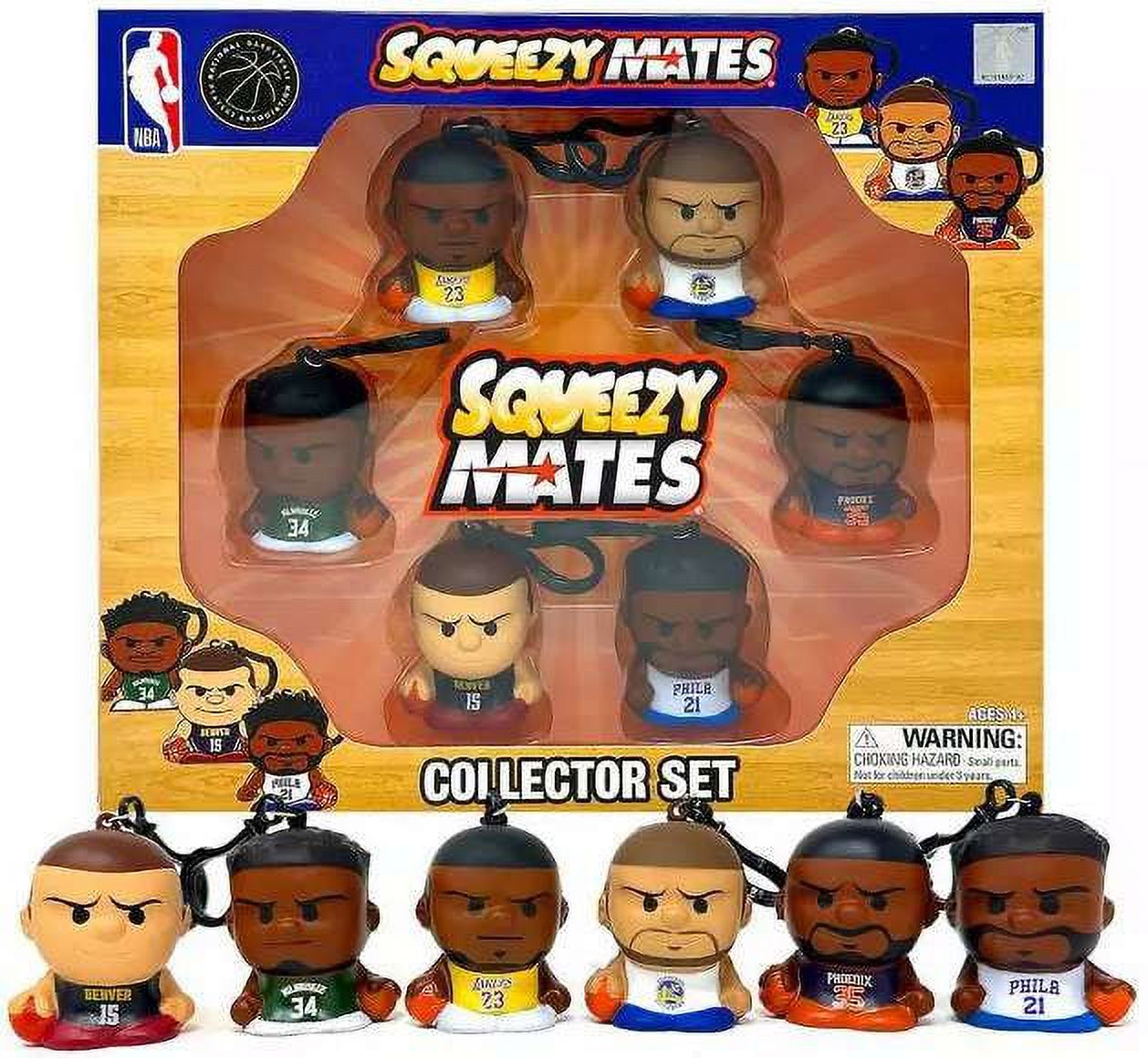 NBA Squeezy Mates Collector Set