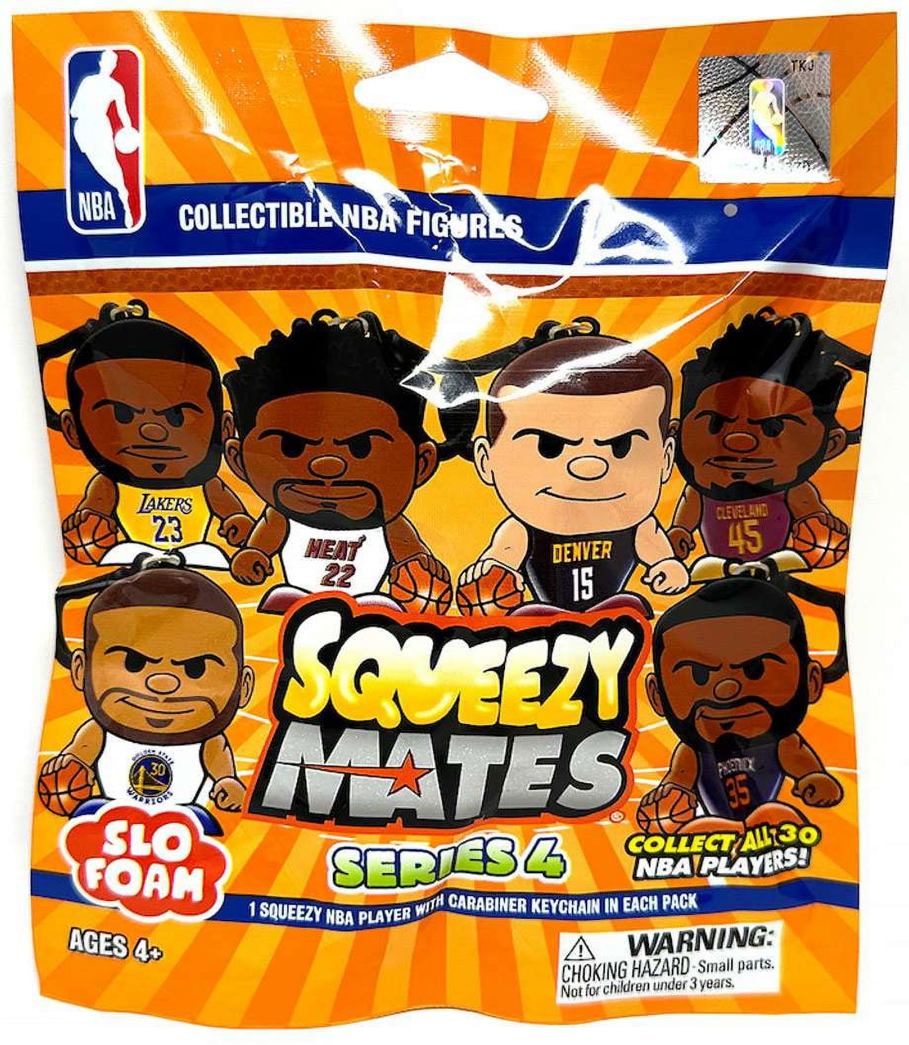 NBA Squeezy Mates 2024 Series Squishy Basketball Player Figurine