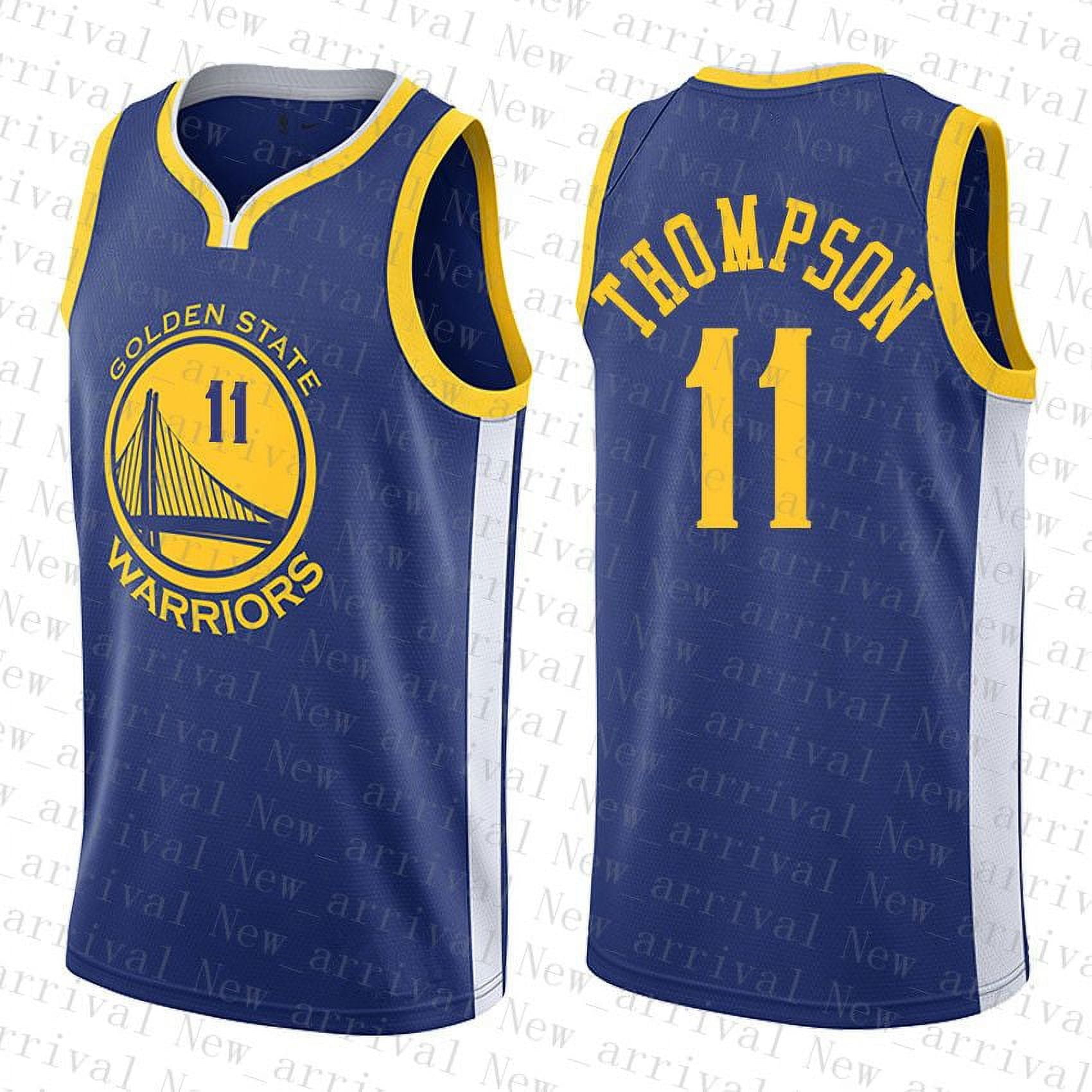 Golden State Warriors NBA Basketball Jersey Curry, Wiseman, Thompson  Black, White, Orange