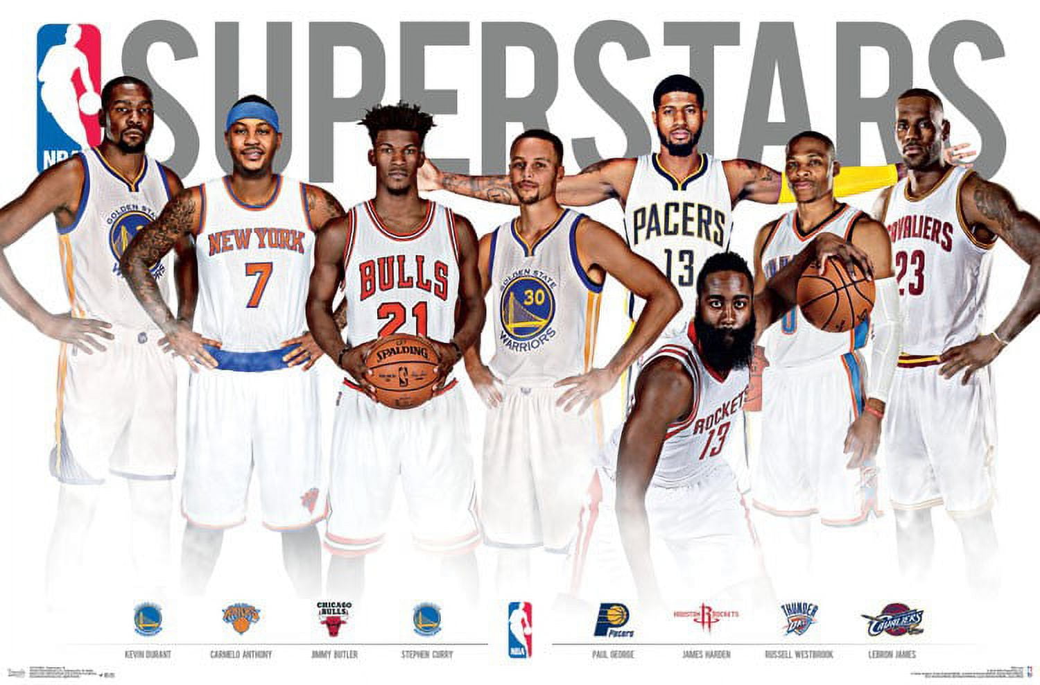 NBA League - Superstars 21, Size: 22.375 inch x 34 inch, RP21571EC