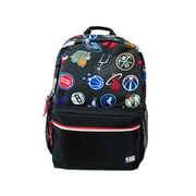 NBA Unisex 17" Team Ready Backpack, Black/Multicolor