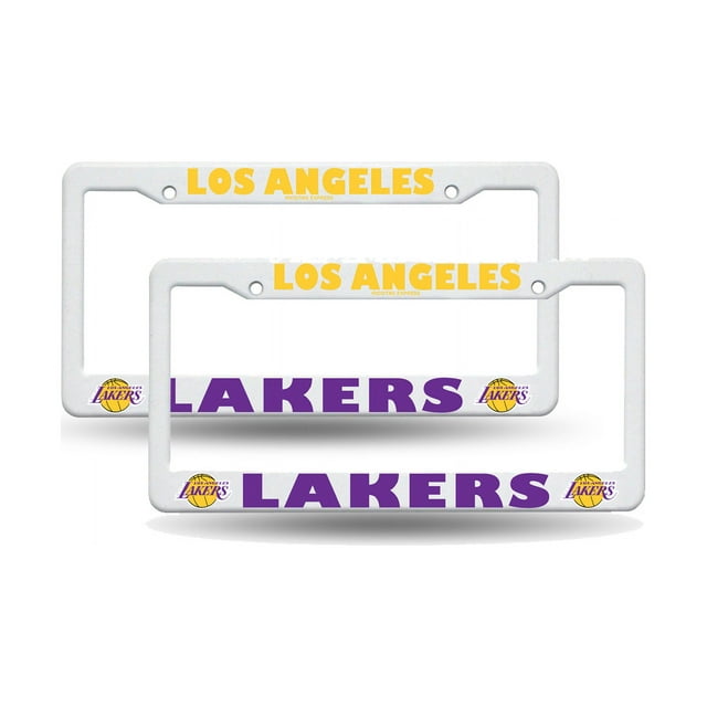 NBA Teams - Basketball Plastic (2) License Plate Frame Set Car Truck Auto Wall