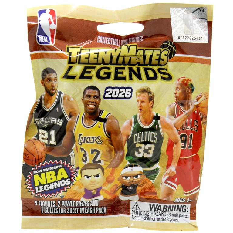 NBA TeenyMates Basketball Legends Mystery Pack (2 RANDOM Figures