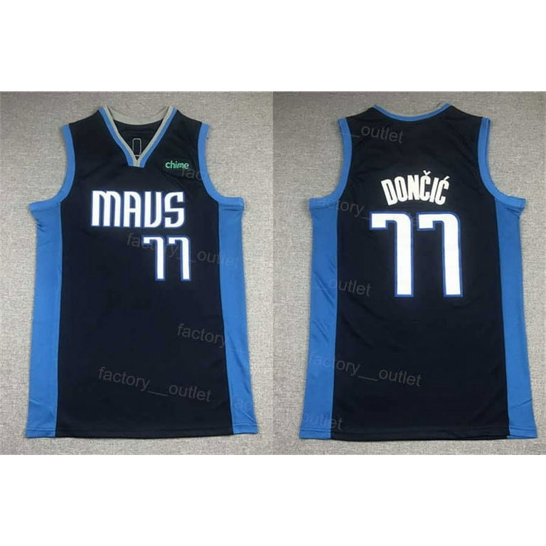 Luka doncic navy jersey clearance