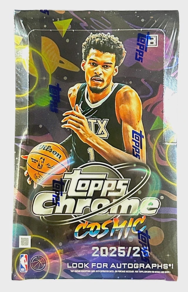 NBA Topps 2025-26 Cosmic Chrome Basketball 4-Card Hobby Box English 1 ...