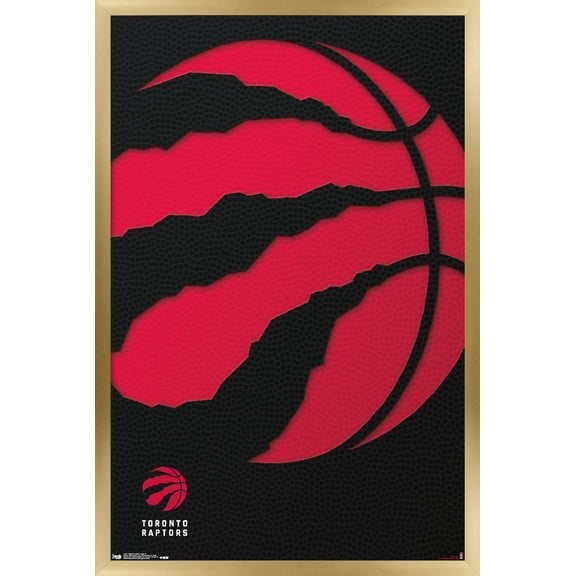 NBA Toronto Raptors - Logo 18 Wall Poster, 14.725" x 22.375", Framed