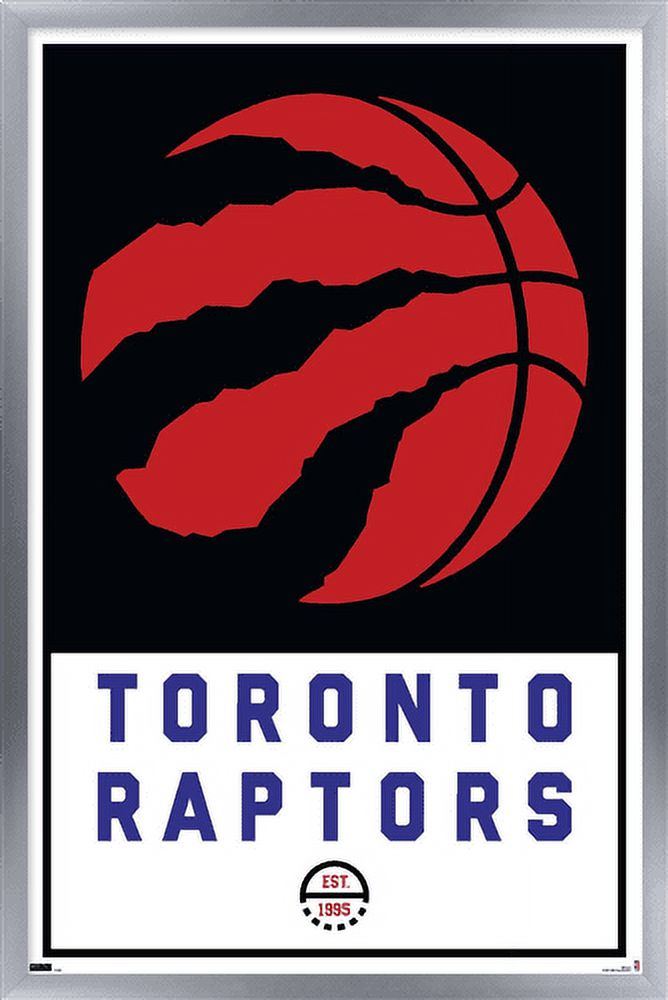 NBA Toronto Raptors - Logo 21 Wall Poster, 14.725" x 22.375", Framed