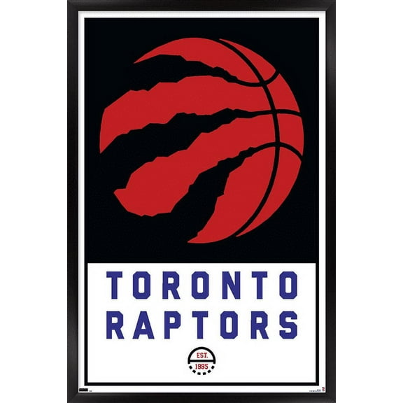 NBA Toronto Raptors - Logo 21 Wall Poster, 14.725" x 22.375", Framed