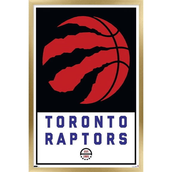 NBA Toronto Raptors - Logo 21 Wall Poster, 22.375" x 34", Framed
