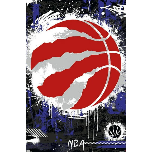 NBA Toronto Raptors - Maximalist Logo 23 Wall Poster, 14.725" x 22.375"