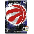 thumbnail image 1 of NBA Toronto Raptors - Maximalist Logo 23 Wall Poster with Pushpins, 22.375" x 34", 1 of 4