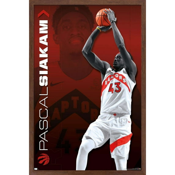 NBA Toronto Raptors - Pascal Siakam 20 Wall Poster, 14.725" x 22.375", Framed