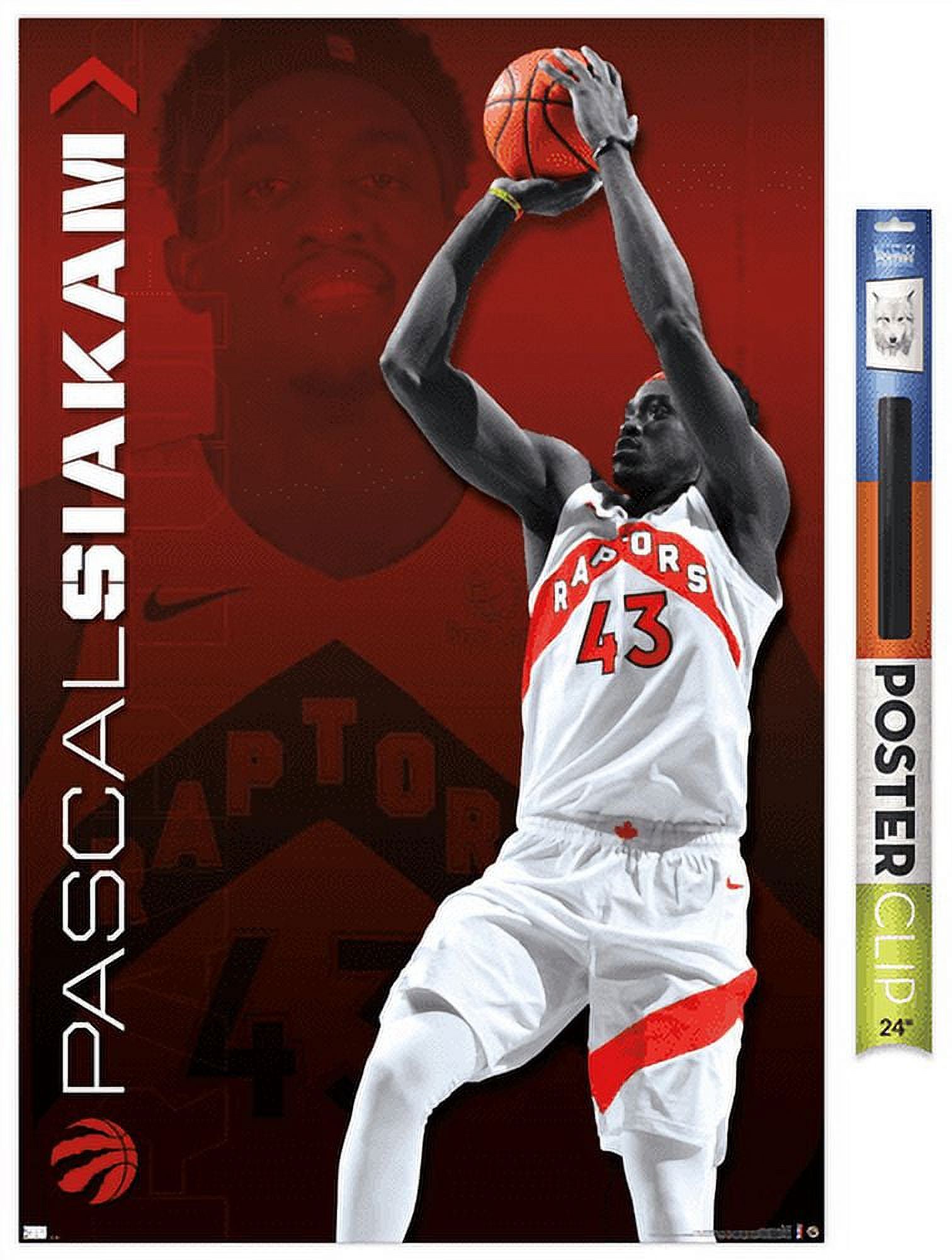 NBA Toronto Raptors - Pascal Siakam 20 Wall Poster, 22.375" x 34"