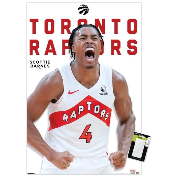 NBA Toronto Raptors - Scottie Barnes Feature Series 25 Wall Poster, 22.375" x 34"