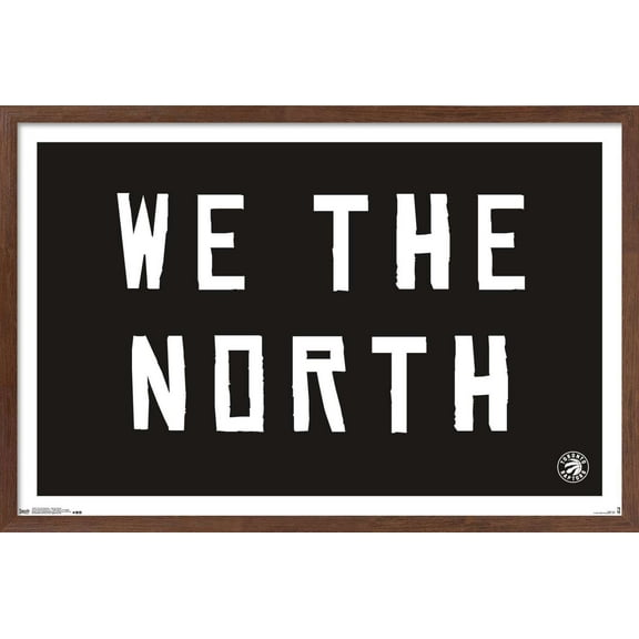NBA Toronto Raptors - We The North 16 Wall Poster, 14.725" x 22.375", Framed