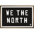 thumbnail image 1 of NBA Toronto Raptors - We The North 16 Wall Poster, 22.375" x 34", Framed, 1 of 3