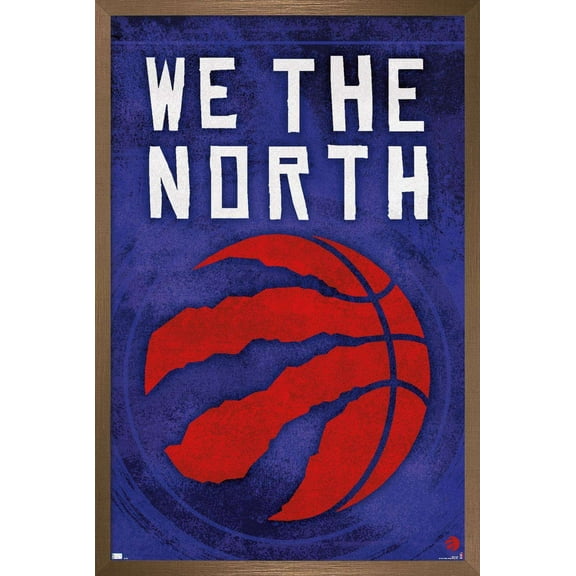 NBA Toronto Raptors - We the North 20 Wall Poster, 22.375" x 34", Framed