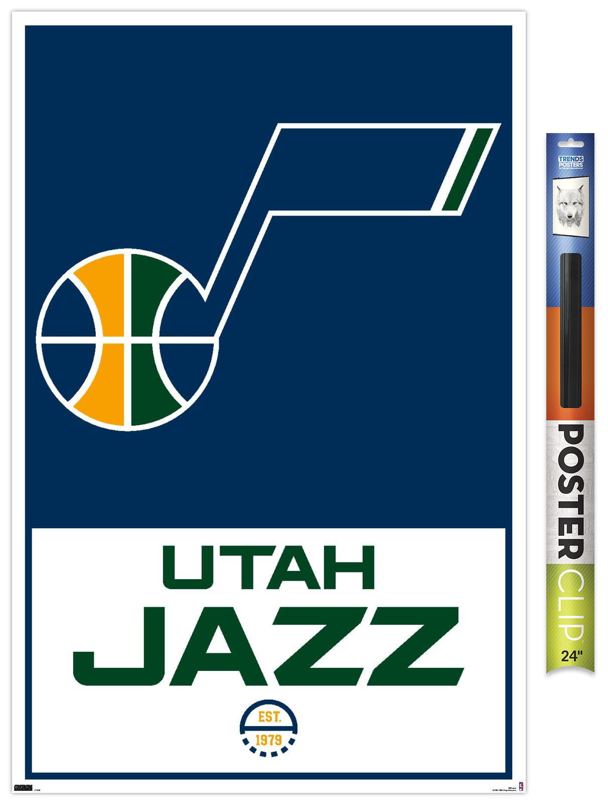 NBA Utah Jazz - Logo 21 Wall Poster, 22.375" x 34"
