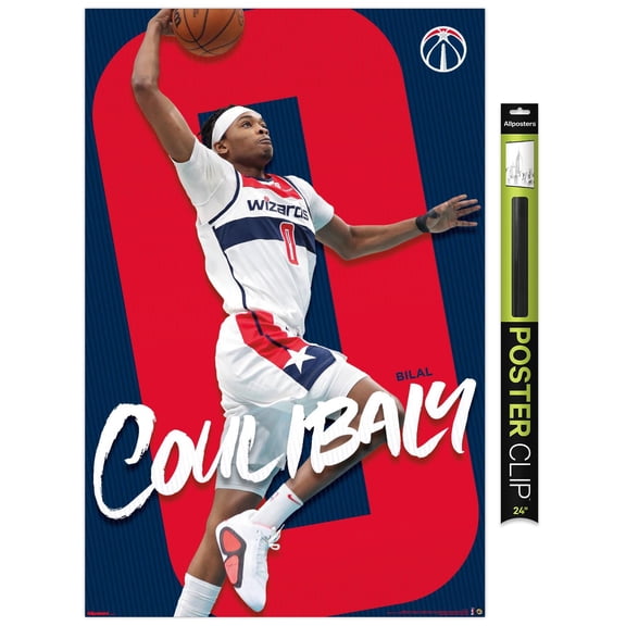NBA Washington Wizards - Bilal Coulibaly 25 Wall Poster, 22.375" x 34"