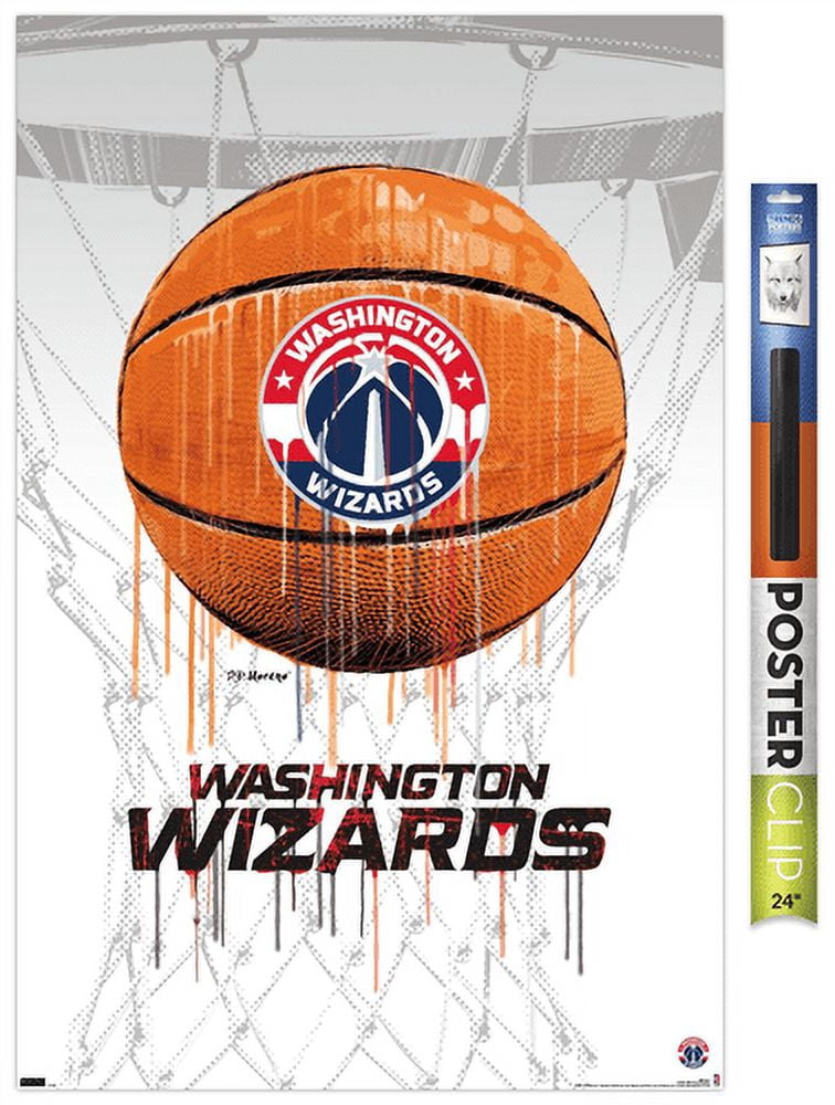 NBA Washington Wizards - Drip Basketball 21 Wall Poster, 22.375" x 34"