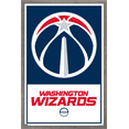 thumbnail image 1 of NBA Washington Wizards - Logo 21 Wall Poster, 22.375" x 34", Framed, 1 of 3