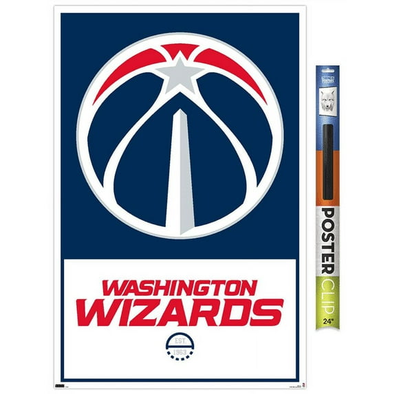 NBA Washington Wizards - Logo 21 Wall Poster, 22.375" x 34"