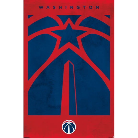 NBA Washington Wizards - Logo 25 Wall Poster, 14.725" x 22.375"