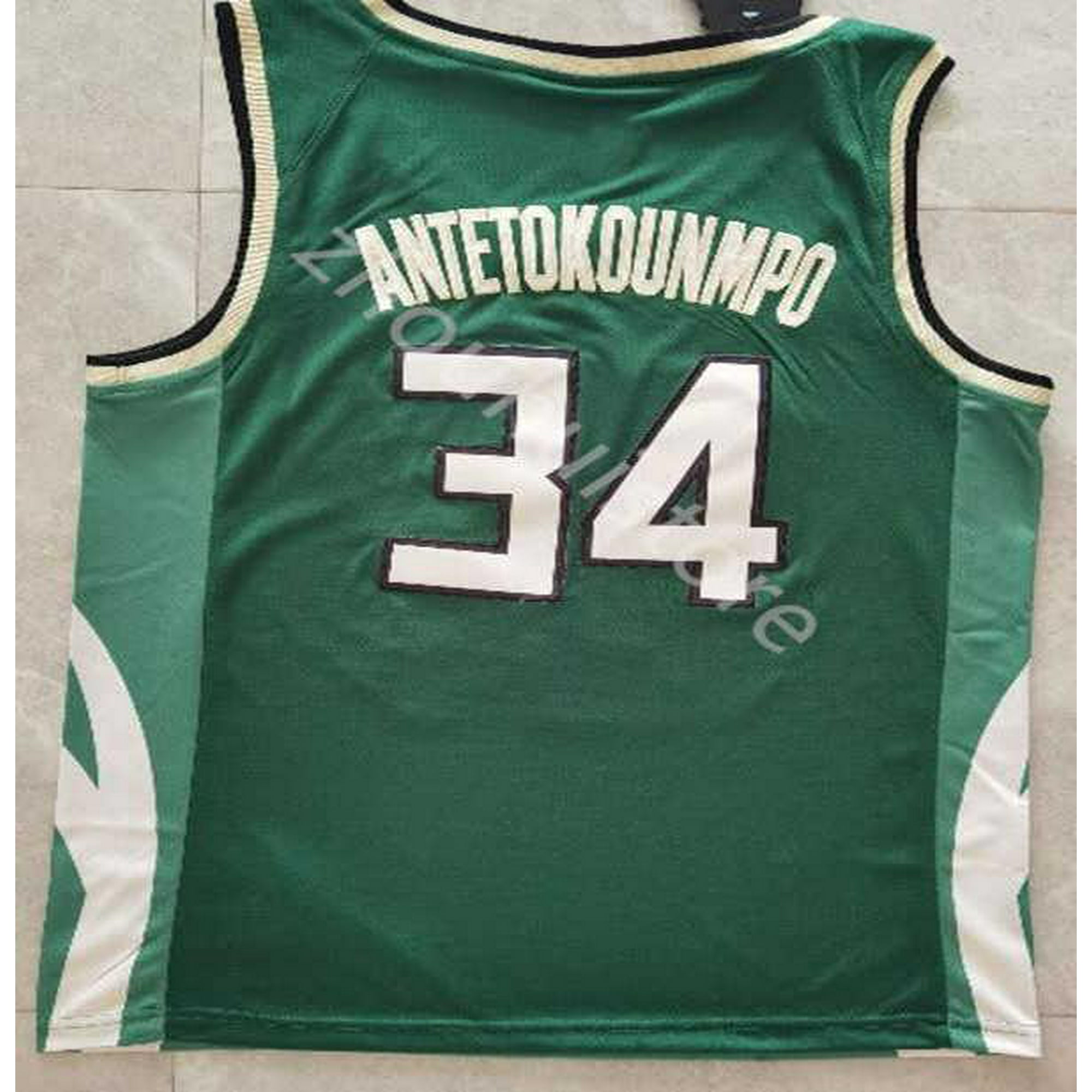 NBA_ ion Basketball Giannis Antetokounmpo Jerseys Retro Ray 34