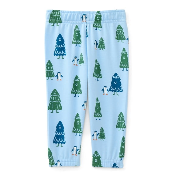 Garanimals Baby Boys Holiday Terry Printed Joggers, Sizes 0M-24M