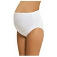 thumbnail image 1 of NBB Women's Adjustable Maternity high cut 100% Cotton underwear Brief (White, Medium), 1 of 3