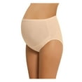 thumbnail image 1 of NBB Women's Adjustable Maternity high cut Cotton underwear Brief (Beige, Small), 1 of 4