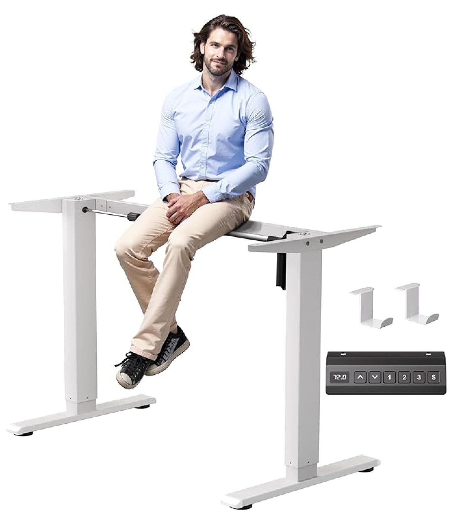Standing Base NBBNHH Electric Standing Desk Frame, 47.2