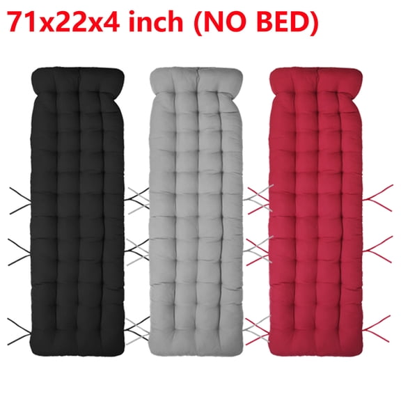 NBBNHH Folding Camping Cot with Mattress & Lounger Cushion, 440lbs Capacity Portable Guest Bed for Outdoor/Indoor Use