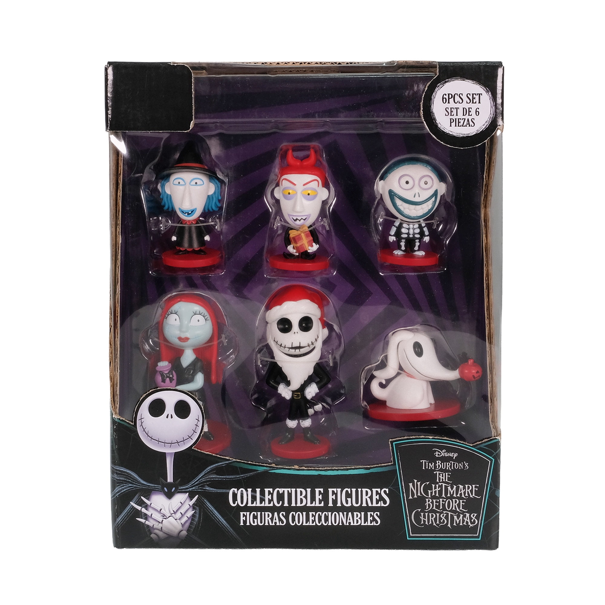 The Nightmare Before Christmas 6 Piece Figurine Toy Set