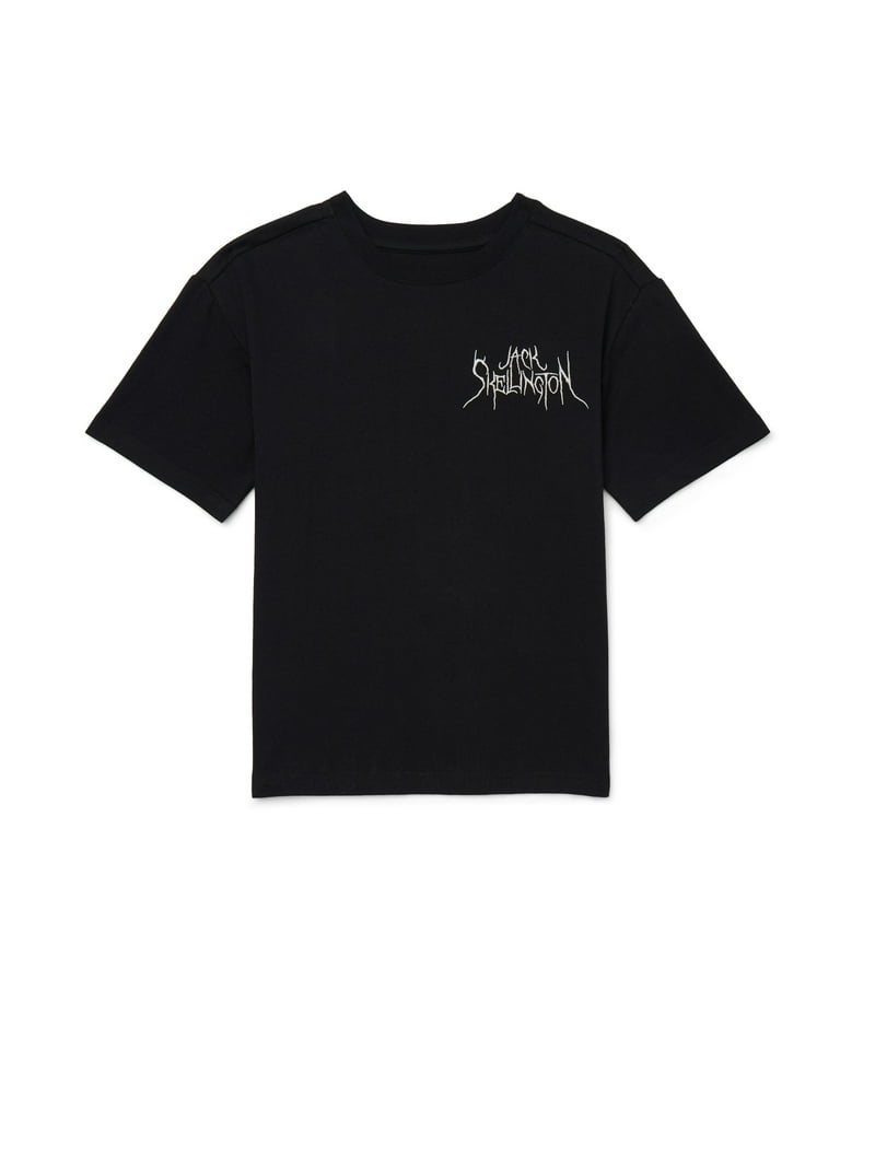 Nightmare Before Christmas Boys Graphic Retro Print Tee with Short Sleeves, Sizes 4-18