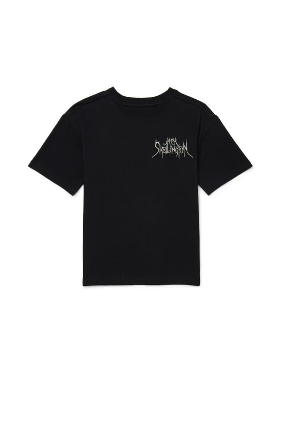 Nightmare Before Christmas Boys Graphic Retro Print Tee with Short Sleeves, Sizes 4-18