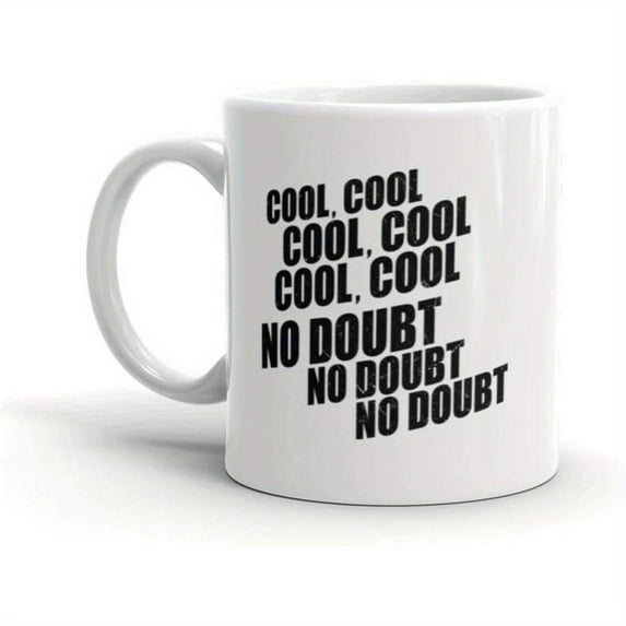 NBC Brooklyn Nine Nine No Doubt White Mug 11 oz Official Coffee Mug