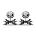thumbnail image 1 of NBC Jack Skellington Rhinestone With Bow Tie Stud Earrings, 1 of 1