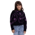 thumbnail image 1 of The Nightmare Before Christmas Girls Graphic Eyelash Glitter Sweater, Sizes 4-16, 1 of 4