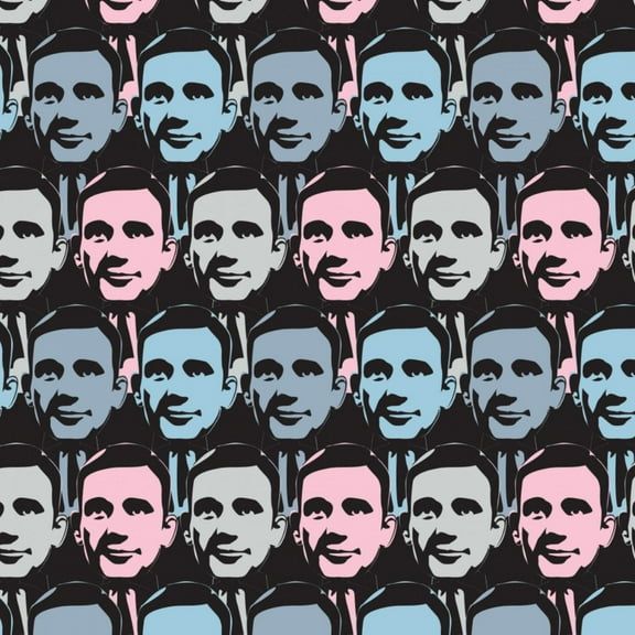 NBC The Office Michael Scott Light Blue 100% Cotton Fabric by The Yard