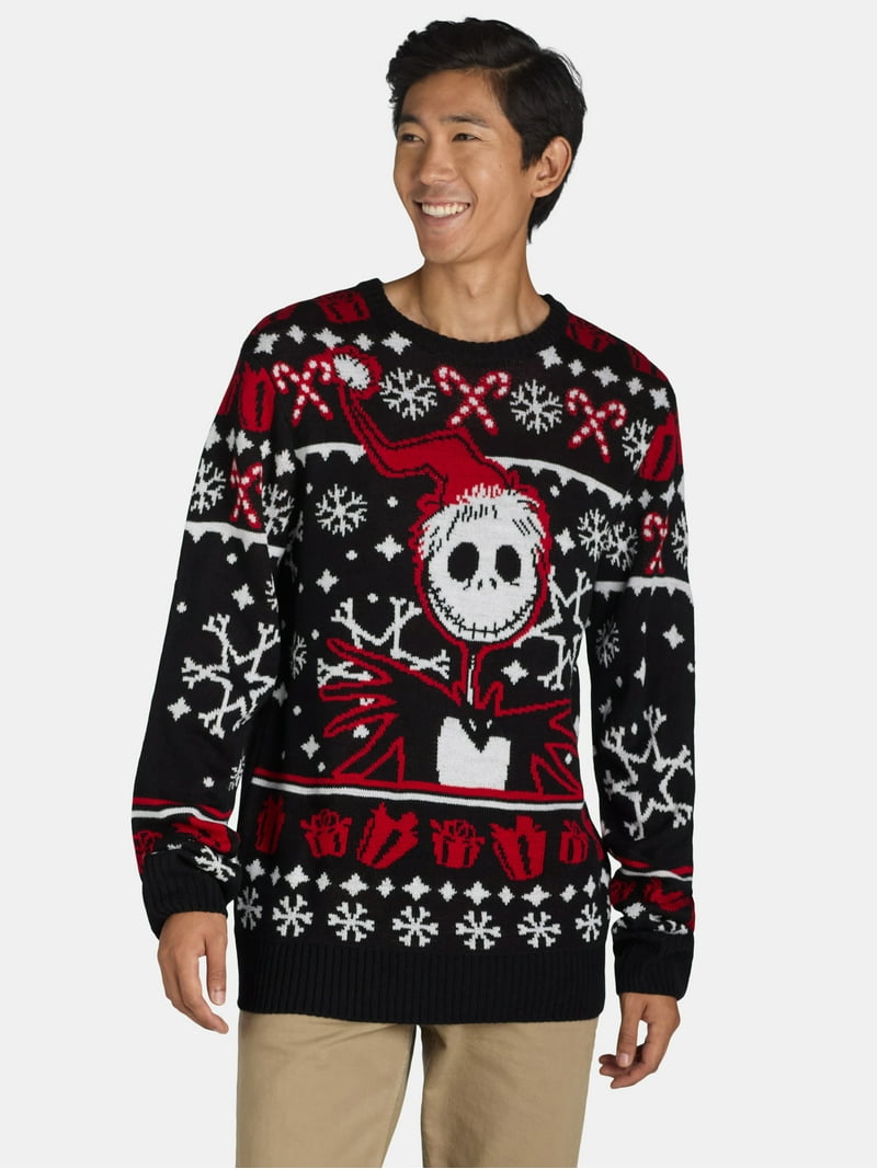 The Nightmare Before Christmas Men's Holiday Sweater, Sizes S-3XL
