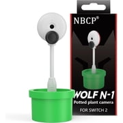 NBCP 720P HD Webcam for Switch 2 - Adjustable Lollipop Design, Plug-and-Play for AR Games & Video Calls