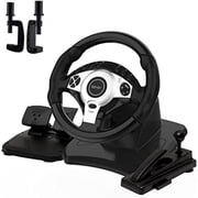 NBCP Racing Steering Wheel with Pedals, 270/900  Vibration Shifter for Xbox/PS4/PS3/Switch/PC