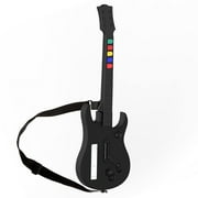 NBCP Wireless Guitar Controller for Nintendo Wii, Compatible with Guitar Hero, Clone Hero, Rock Band, White
