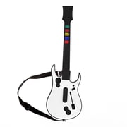 NBCP Wireless Guitar Controller for Xbox Series X|S, Xbox One, and PC   Compatible with Rock Band 4 & Fortnite Festival   2.4G with Strap   White