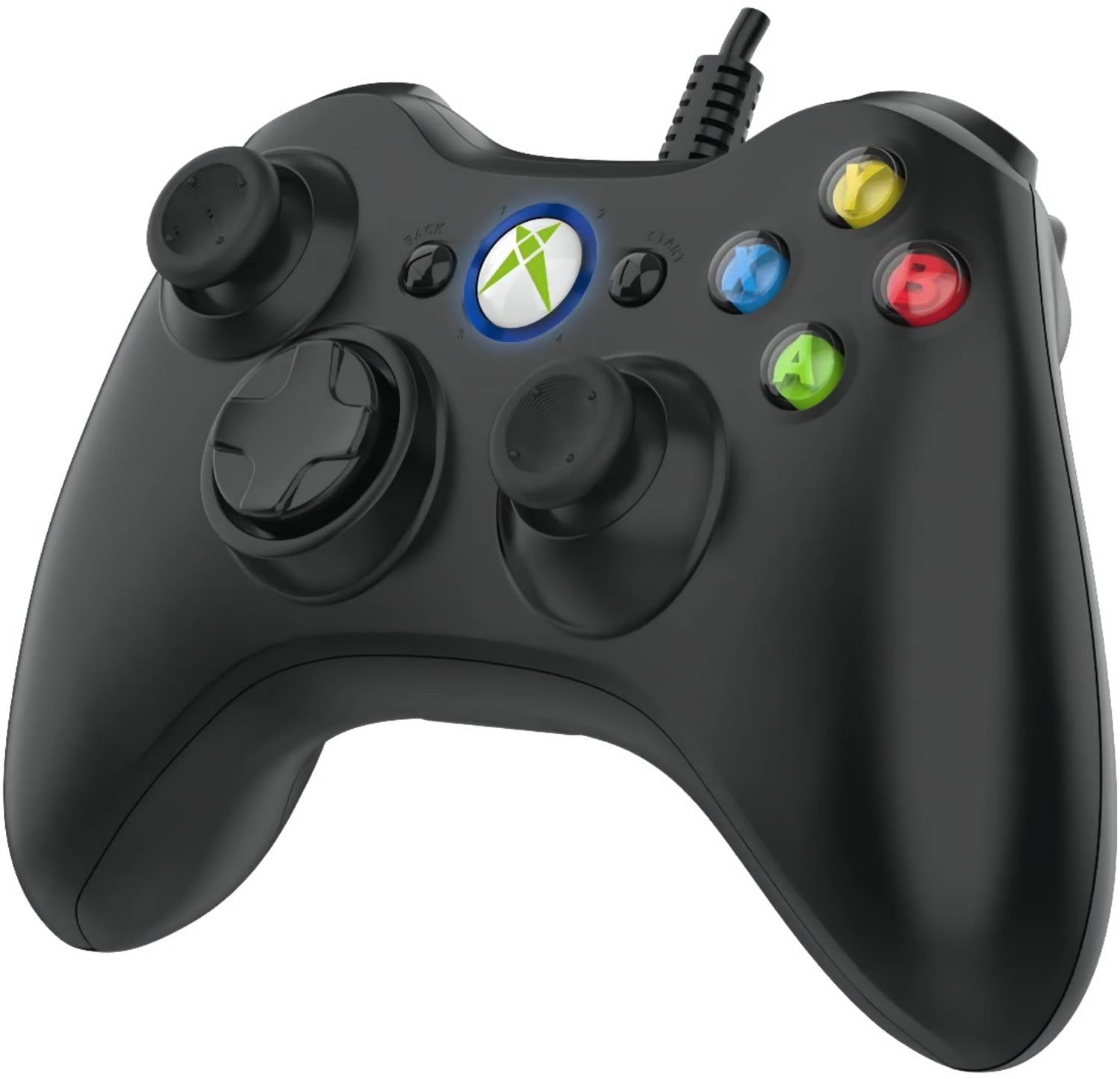 NBCP Xbox 360 Controller, Wired PC Game Controller Joystick Gamepad for Xbox 360 & PC Windows