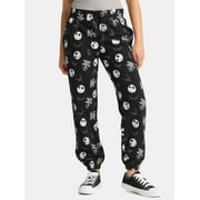 NBC TRADING Nightmare Before Christmas Women's Allover Print Joggers, Sizes XXS-XXL