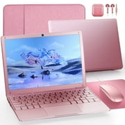 NBD 10 inch Mini Laptop,Windows 11 Notebook ,8GB+128GB Intel Celeron Quad-Core Processors Netbook Computer with Bag, Mouse, Headphone and Mouse Pad